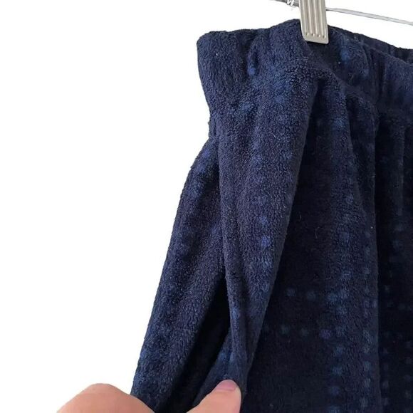 Kenneth Cole Flannel Comfy Navy High Rise Men’s Pajama Bottoms SZ S # 1360 - Picture 4 of 14